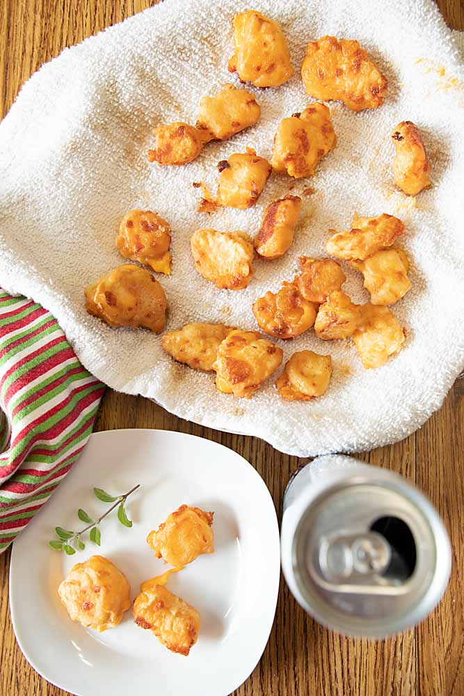 deep fat fried cheese curds