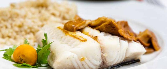 Sablefish with Chanterelles Sablefish with Chanterelles