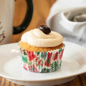 White Chocolate Bailey's Cupcakes