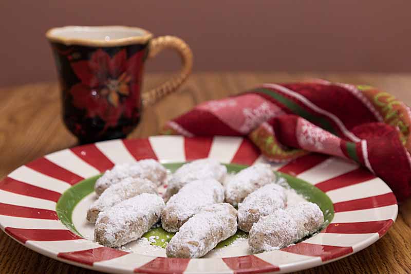 Classic Pecan Fingers are sweet, nutty & a favorite holiday cookie.  Since parties are fewer & smaller this year, here's a small batch version.
