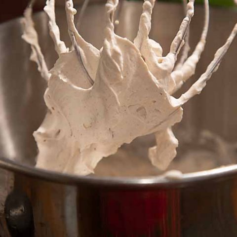Pumpkin Spiced Whipped Cream adds fall flavors like cloves & cinnamon to a tasty topping. Great on pies, cakes, pancakes, hot drinks & more.