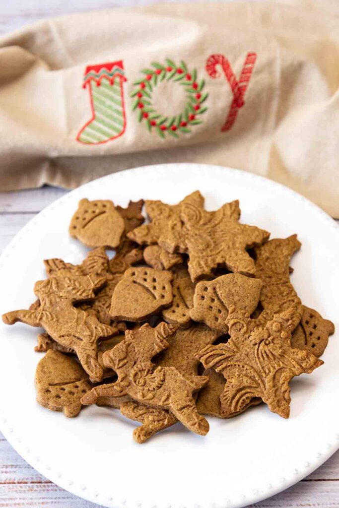 Holiday Embossed Gingerbread Cookies Art of Natural Living