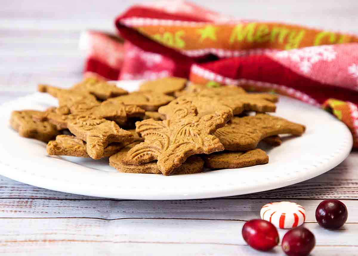 Impress! Cookie Press Disks Gingerbread Embossed Rolling Pin