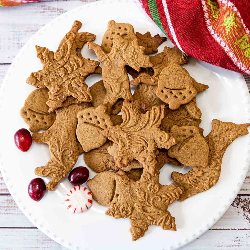 Holiday Embossed Gingerbread Cookies Art of Natural Living