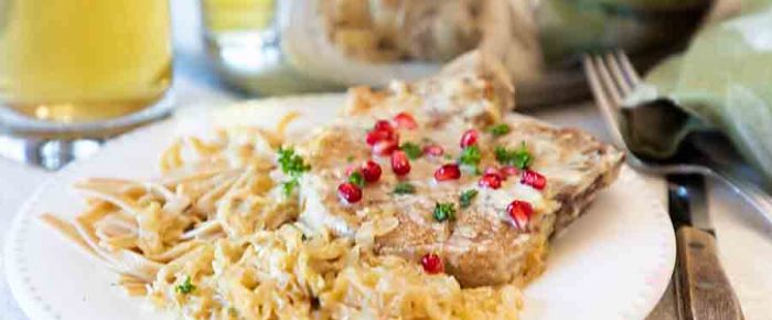 Pork and Cabbage in Cream Sauce