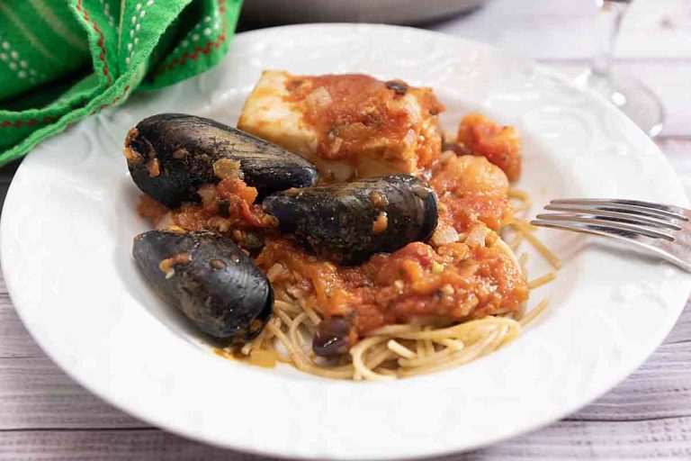 Seafood Pasta Puttanesca