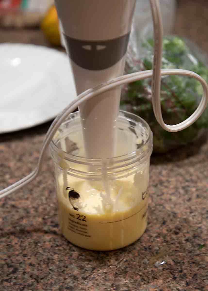 Immersion Blender Hollandaise