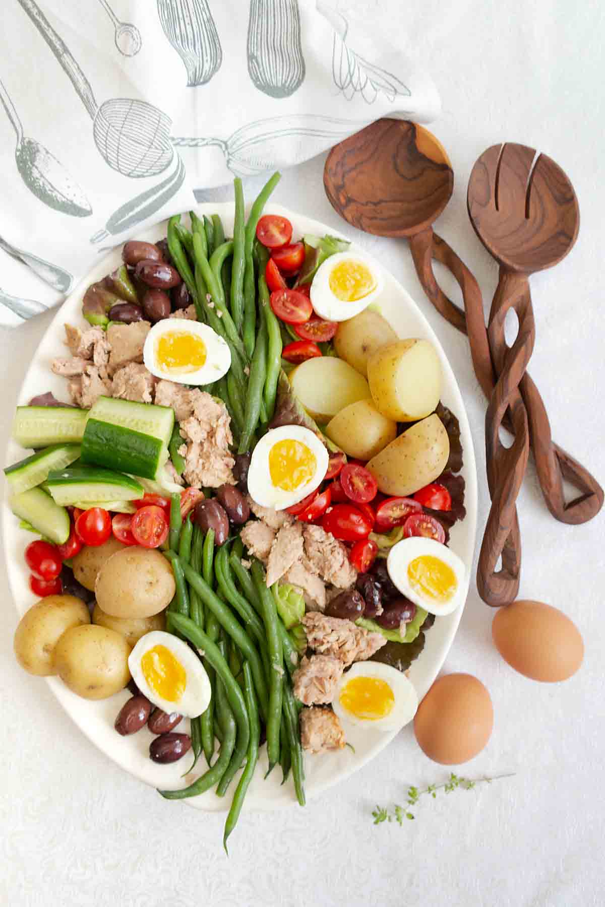 Nicoise Mason Jar Salad - Eating Bird Food