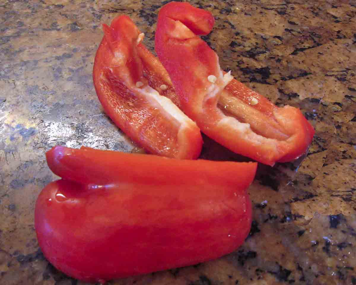 cut pepper
