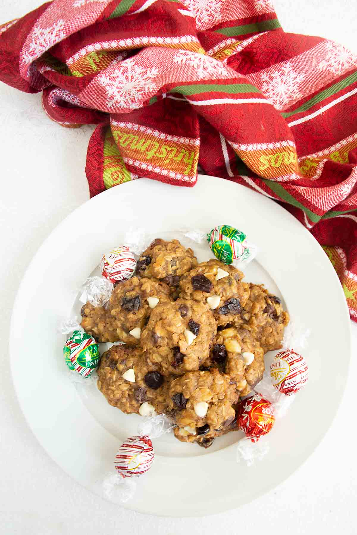 Cranberry White Chocolate Cookies in a Pint Jar - Free Printable