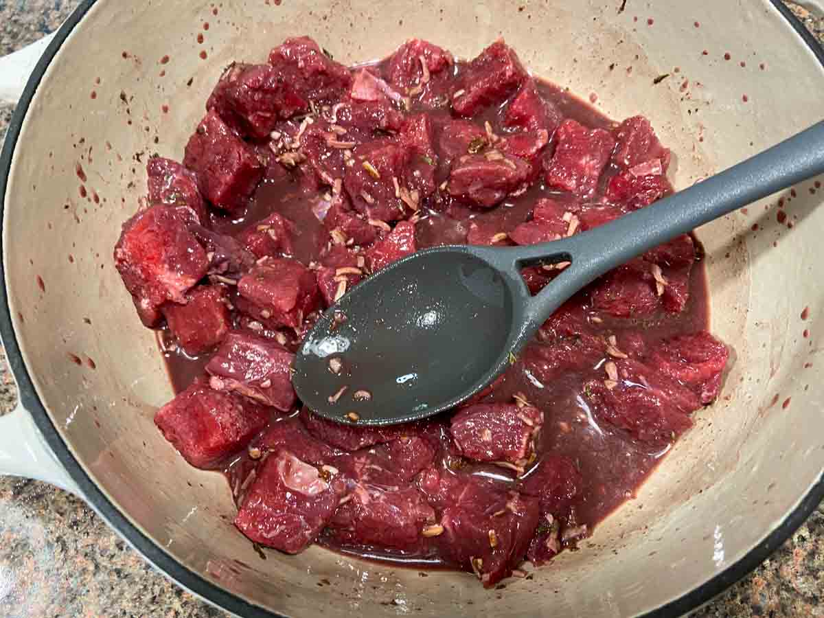 Damn Delicious - Slow Cooler Steak Tips with Mushrooms - Dump everything  into your crockpot and let it cook low and slow for the most tender, gravy  soaked steak bites ever! RECIPE