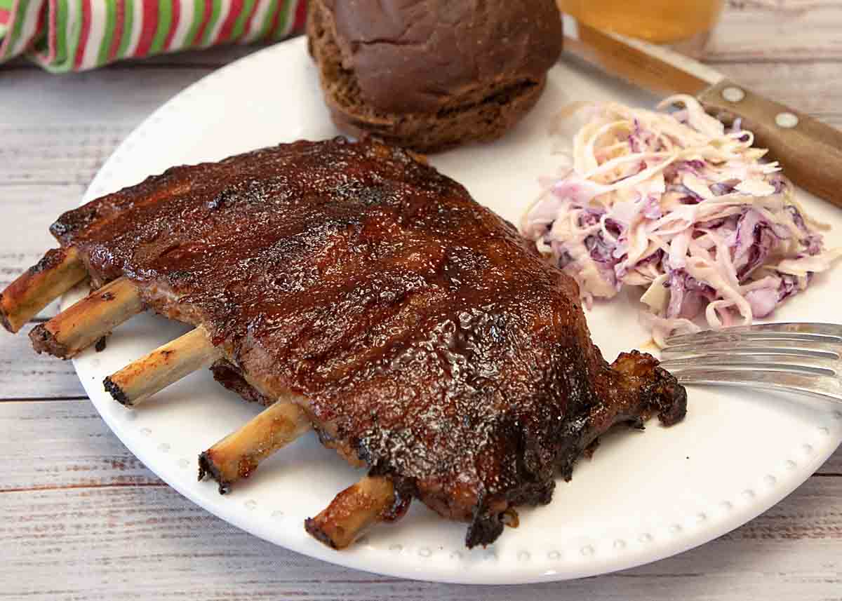 Baby back shop ribs dutch oven