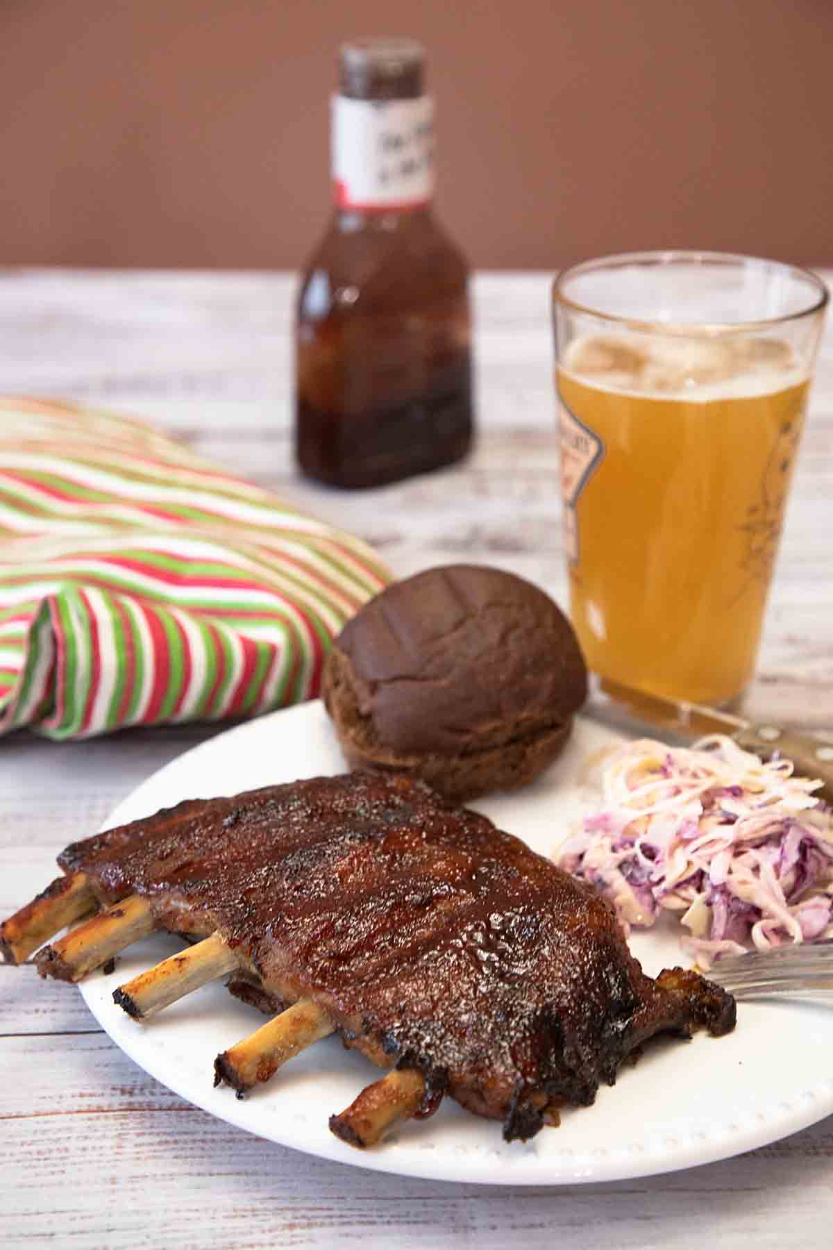 Baby Back Ribs  Cooked into Dutch Oven 