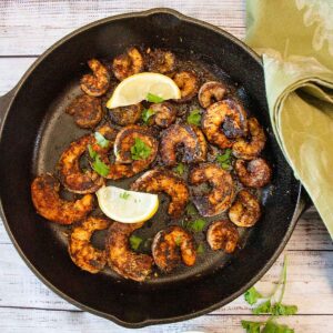 Spicy and flavorful, Cajun Blackened Shrimp can work as an appetizer, entrée or ingredient in other dishes like tacos or pasta. 