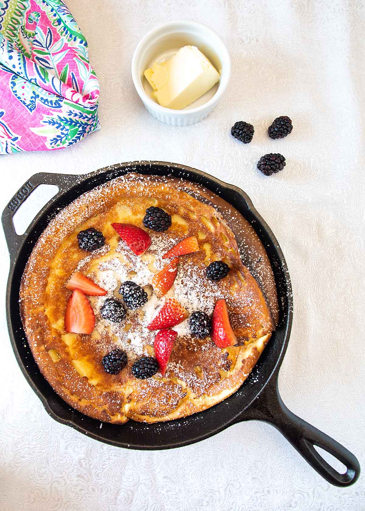 Cast Iron German Pancake: Skillet or Dutch Oven - Mountain Kitchen