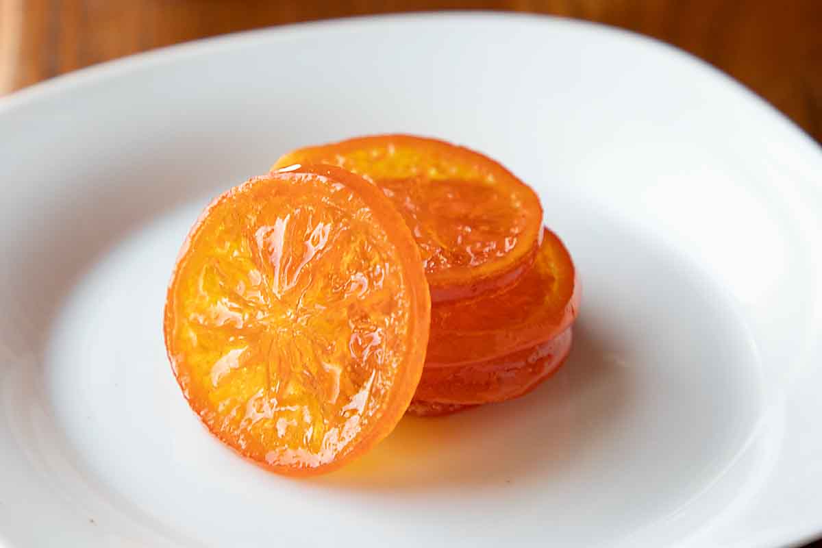 orange wedge garnish