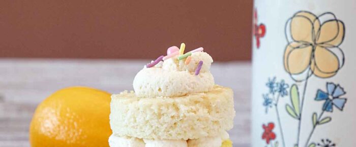 Lemon Lavender Ombre Cake Lemon Lavender Ombre Cake