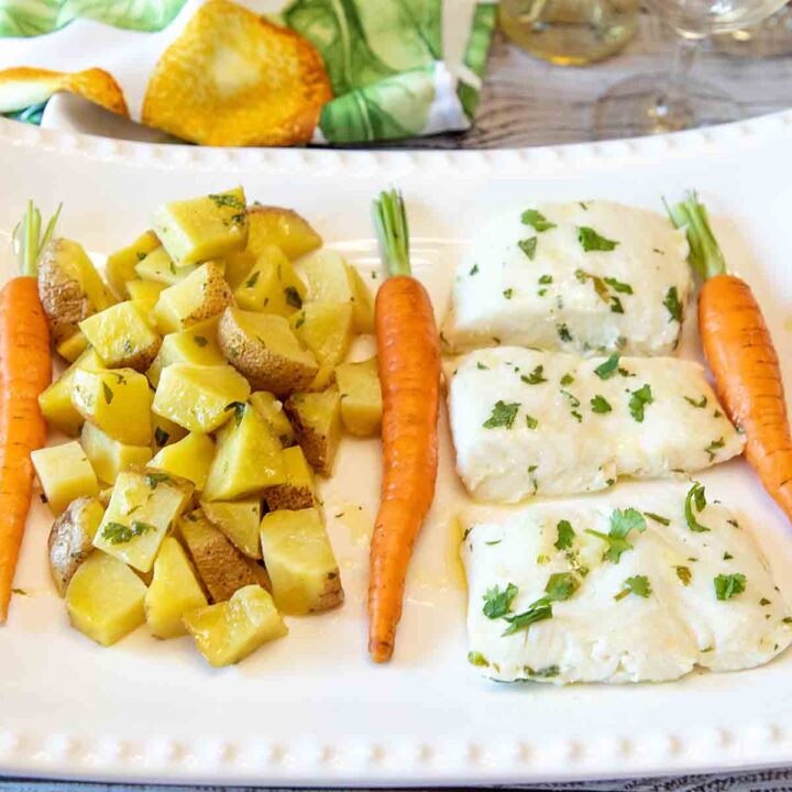 Oven-Poached Lemon Butter Cod