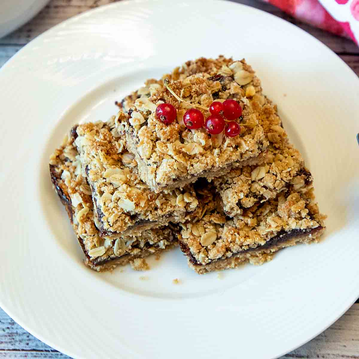 Healthier Oatmeal Jam Bars Art of Natural Living