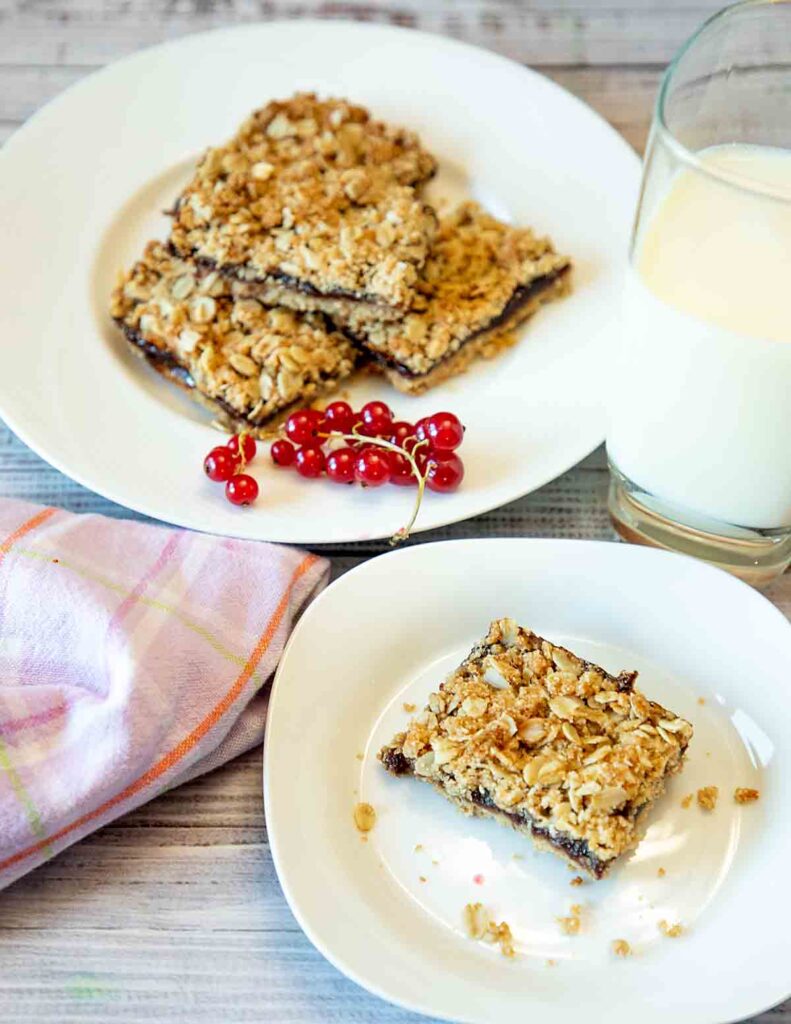 Healthier Oatmeal Jam Bars Art of Natural Living