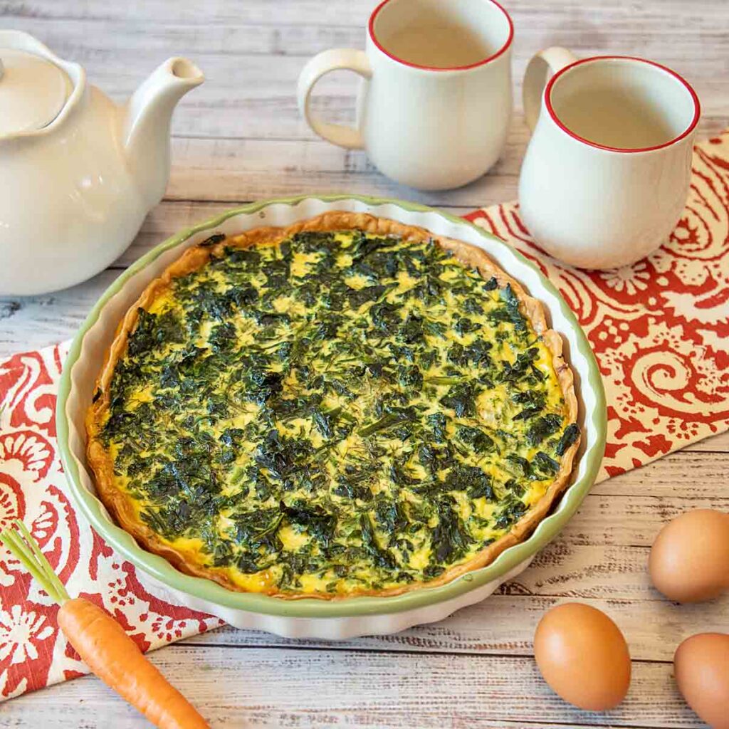 Spinach Feta Quiche – Art of Natural Living