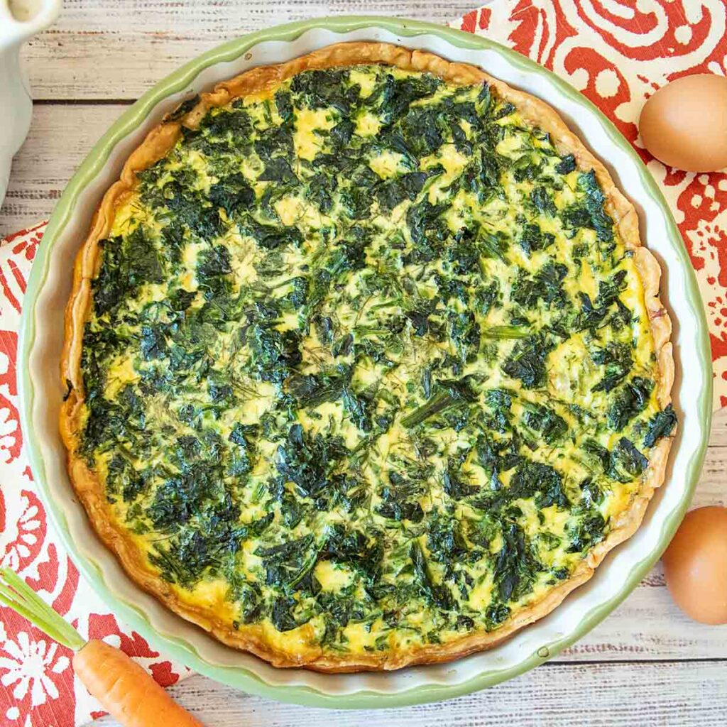 Spinach Feta Quiche Art Of Natural Living   Spinach Feta Quiche 02 Copy 1024x1024 