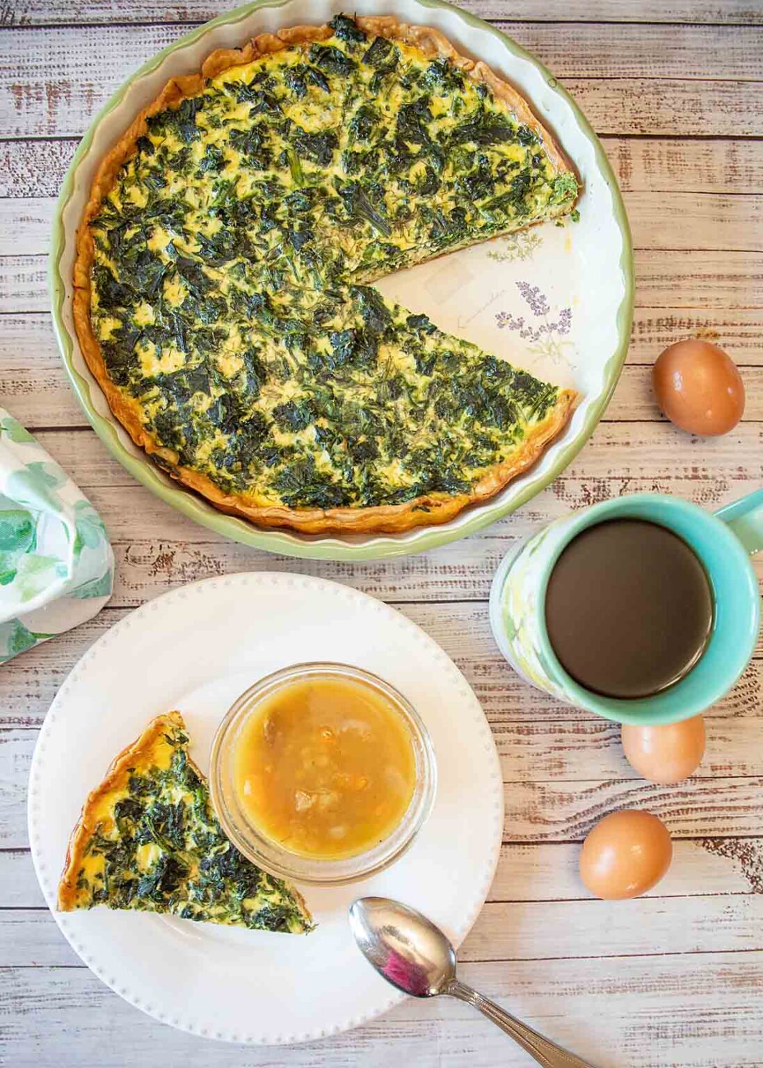 Spinach Feta Quiche – Art of Natural Living