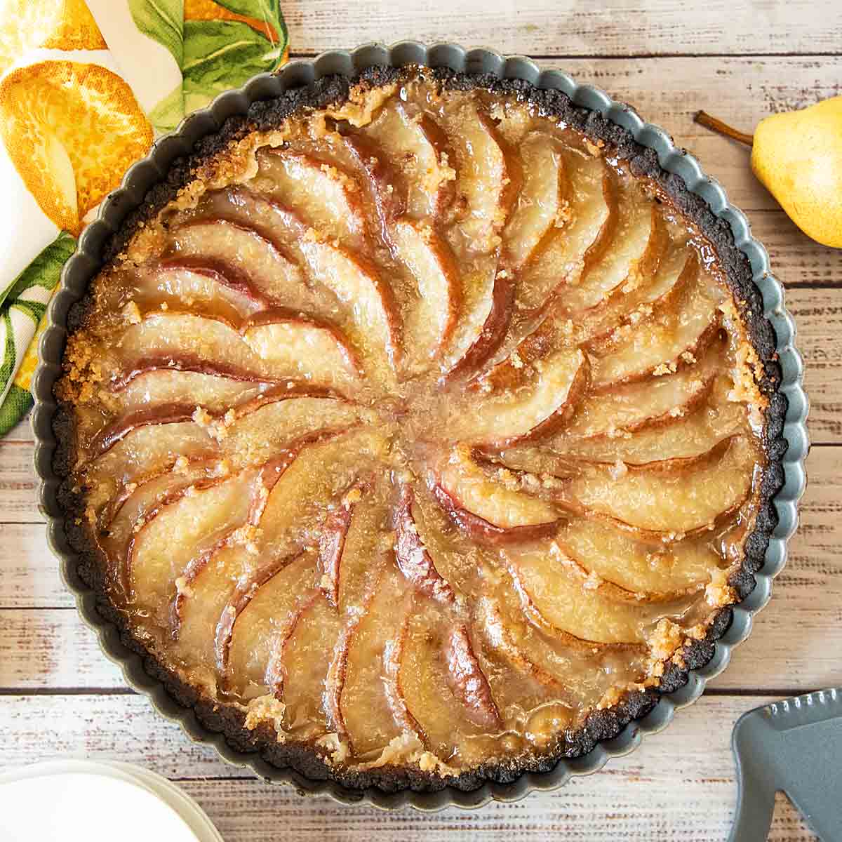 10 Minute (Beautiful) French Pear Tart – Art of Natural Living