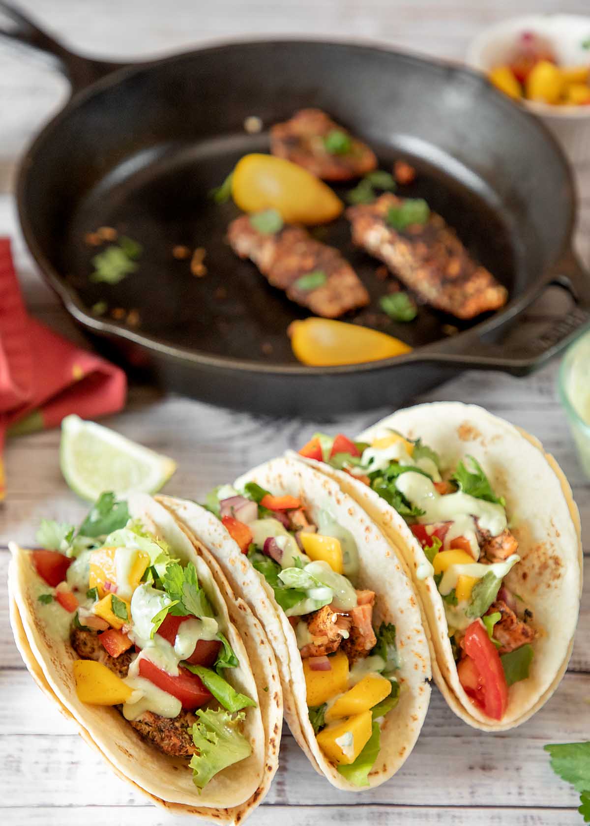 Blackened Salmon Tacos – Art of Natural Living