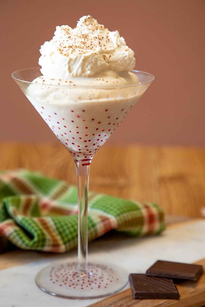 Brandy Alexander with Ice Cream Art of Natural Living