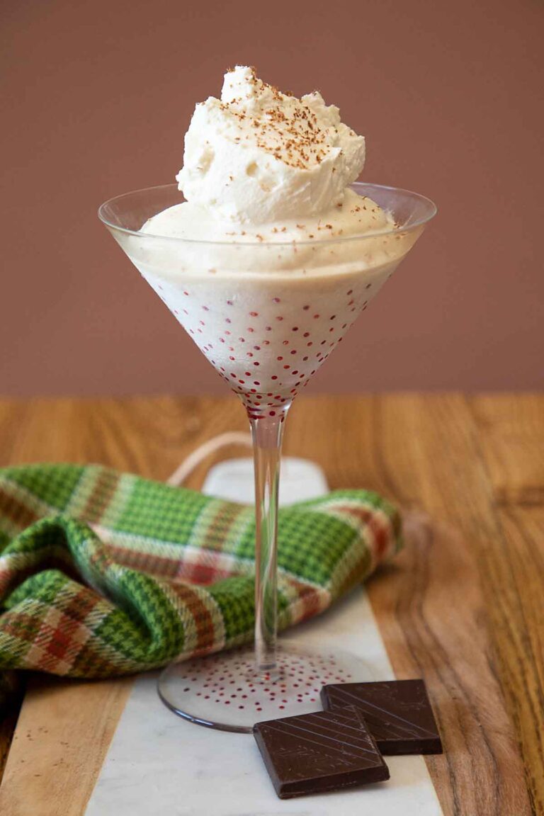 Brandy Alexander with Ice Cream Art of Natural Living