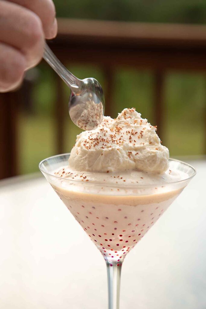 Brandy Alexander with Ice Cream Art of Natural Living