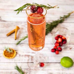 Christmas Champagne Cocktail