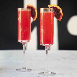 blood orange mimosas