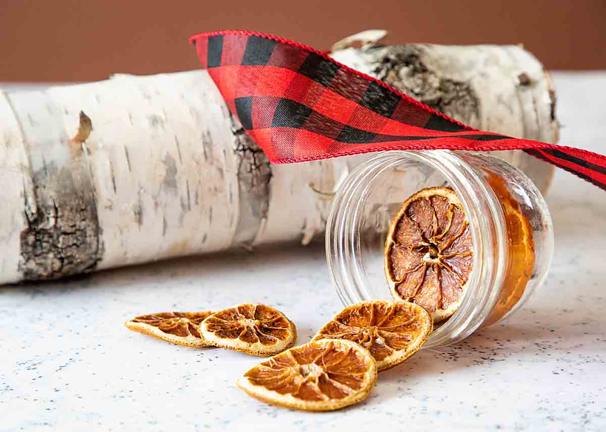 Hanging Fruits On An Orange String Background, Many, Orange, Fruit