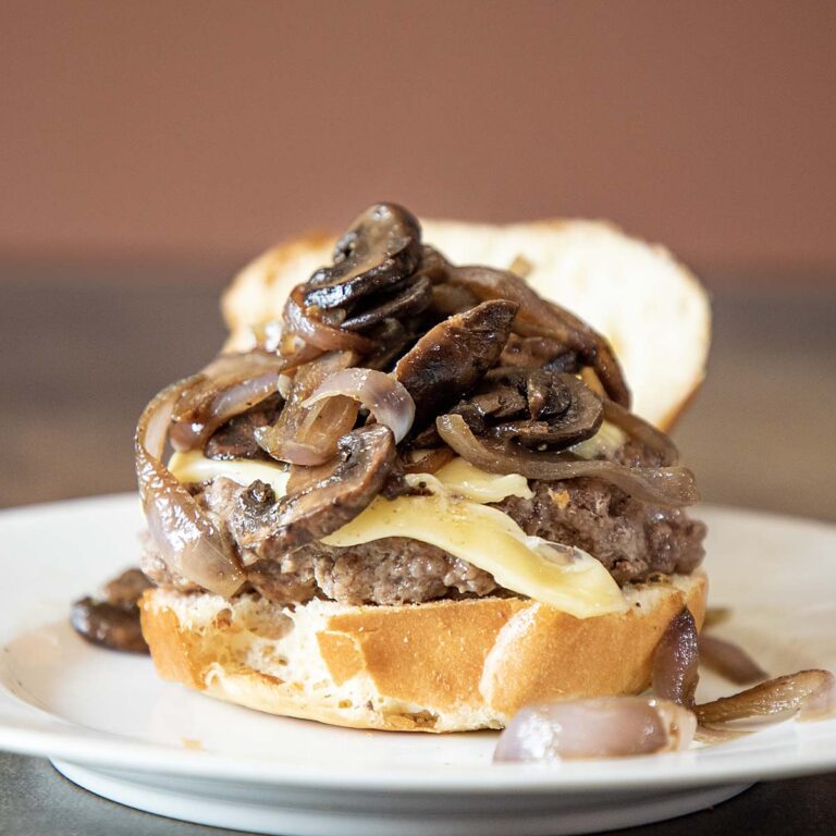 Mushroom Swiss Burger