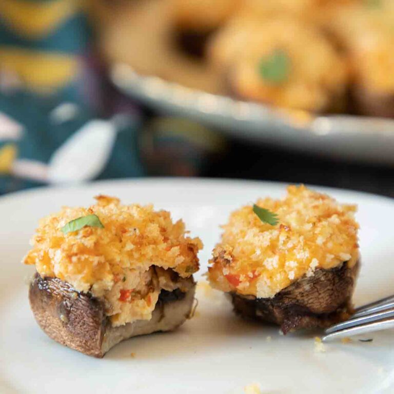 Shrimp stuffed mushrooms