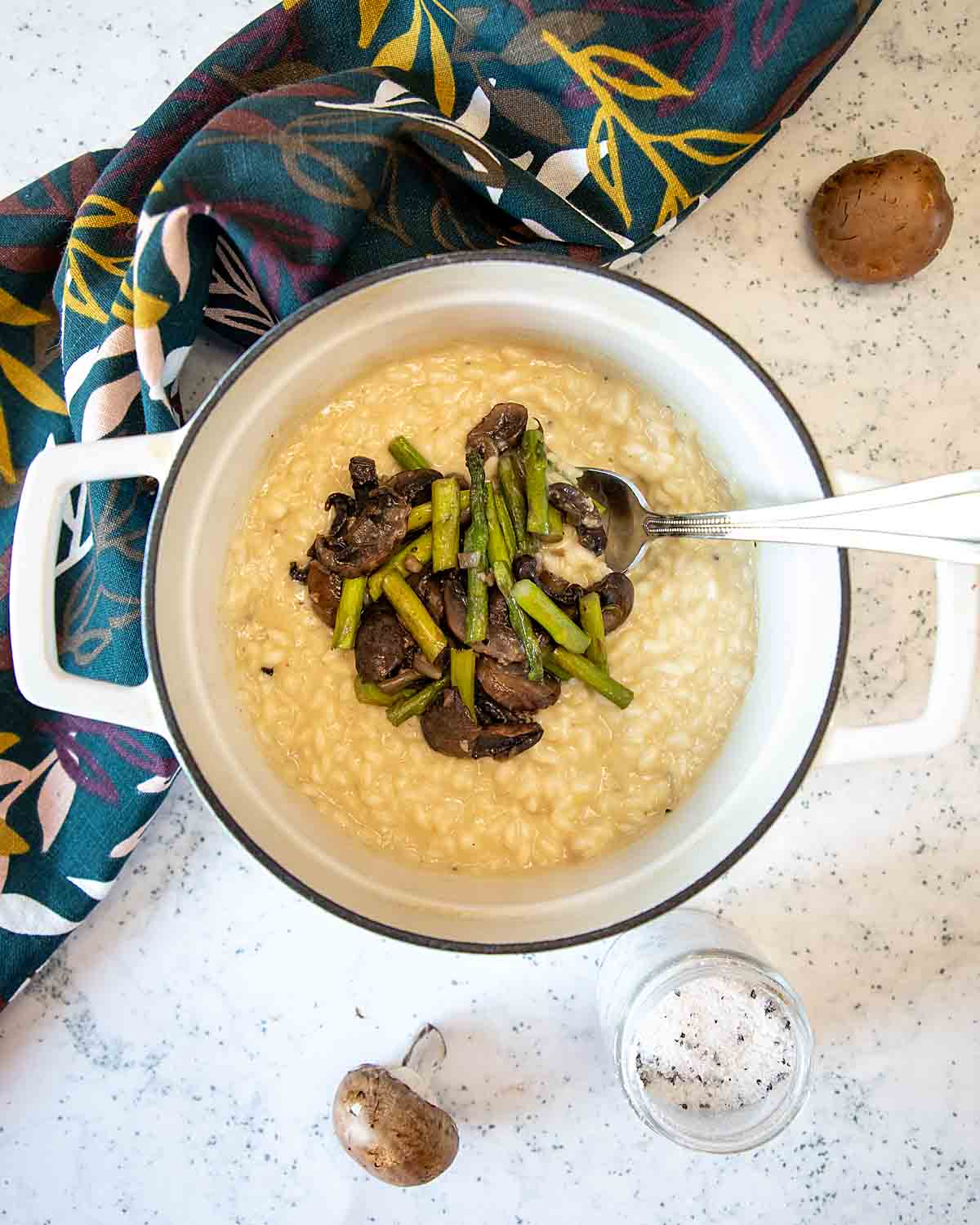 Truffle Risotto with Mushrooms & Asparagus – Art of Natural Living
