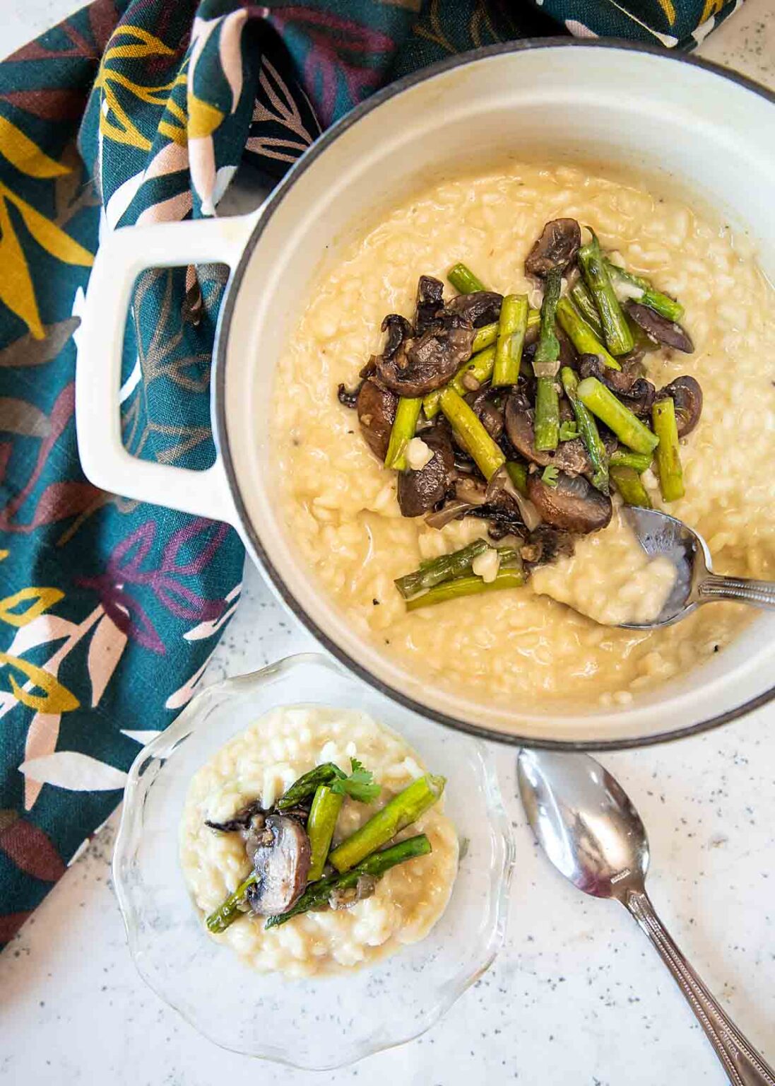 Truffle Risotto with Mushrooms & Asparagus – Art of Natural Living