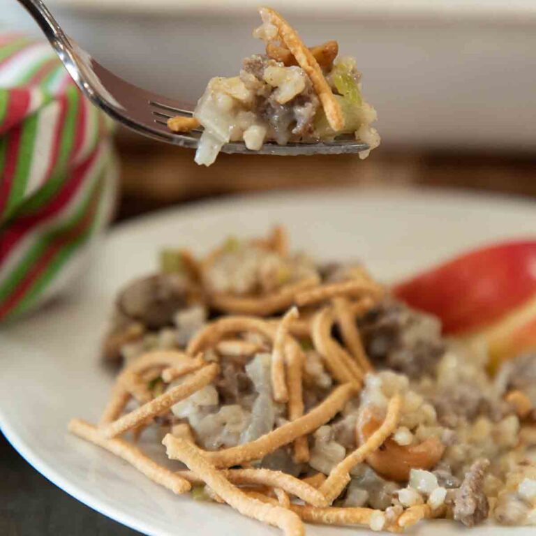 Chow Mein, Hamburger Rice Hotdish (Casserole) Art of Natural Living