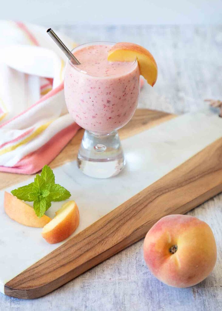 Strawberry Peach Smoothie – Art of Natural Living