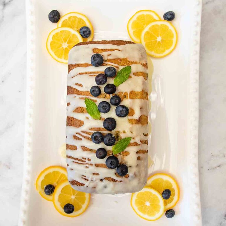 Lemon Blueberry Pound Cake