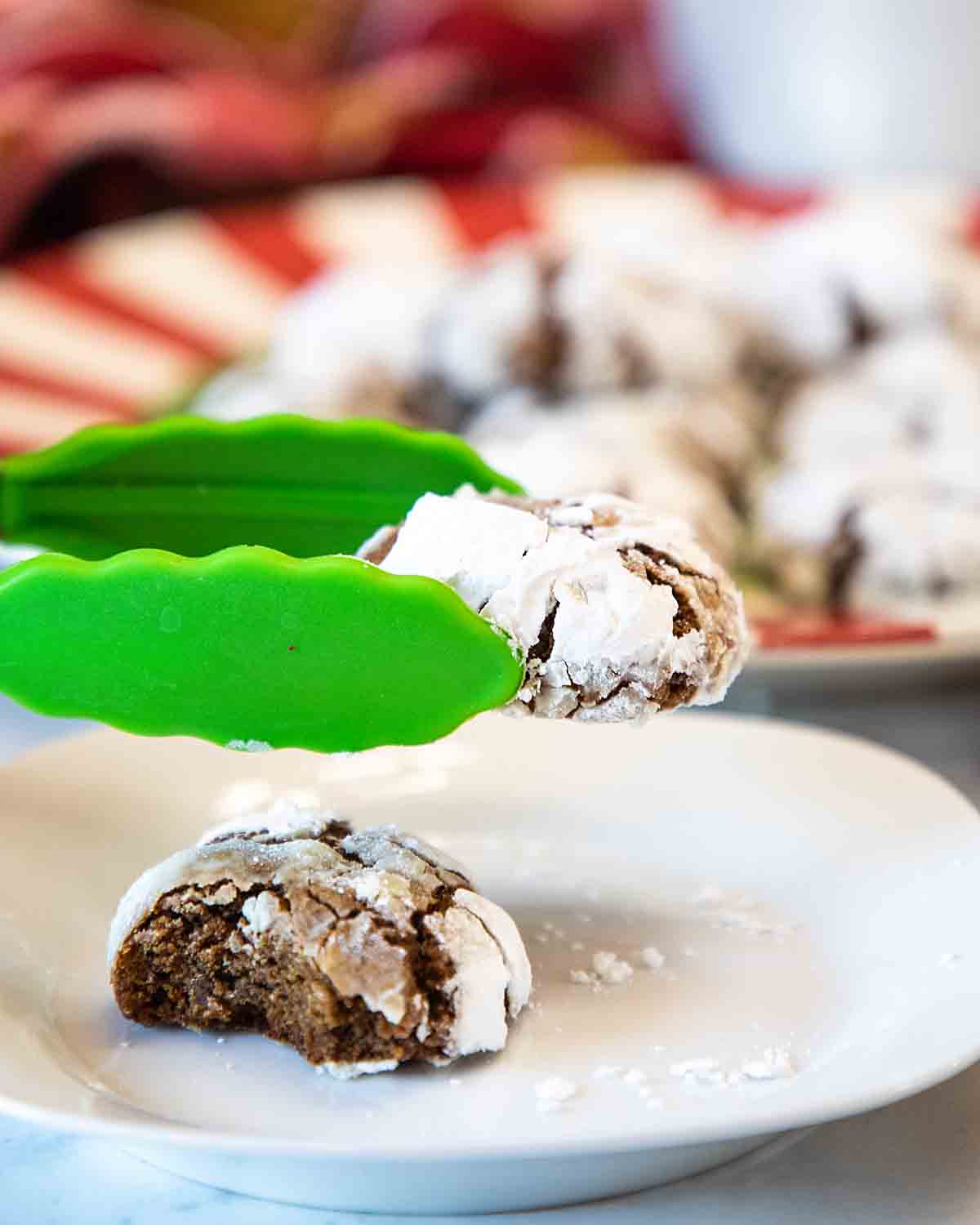 Gingerbread Crinkle Cookies