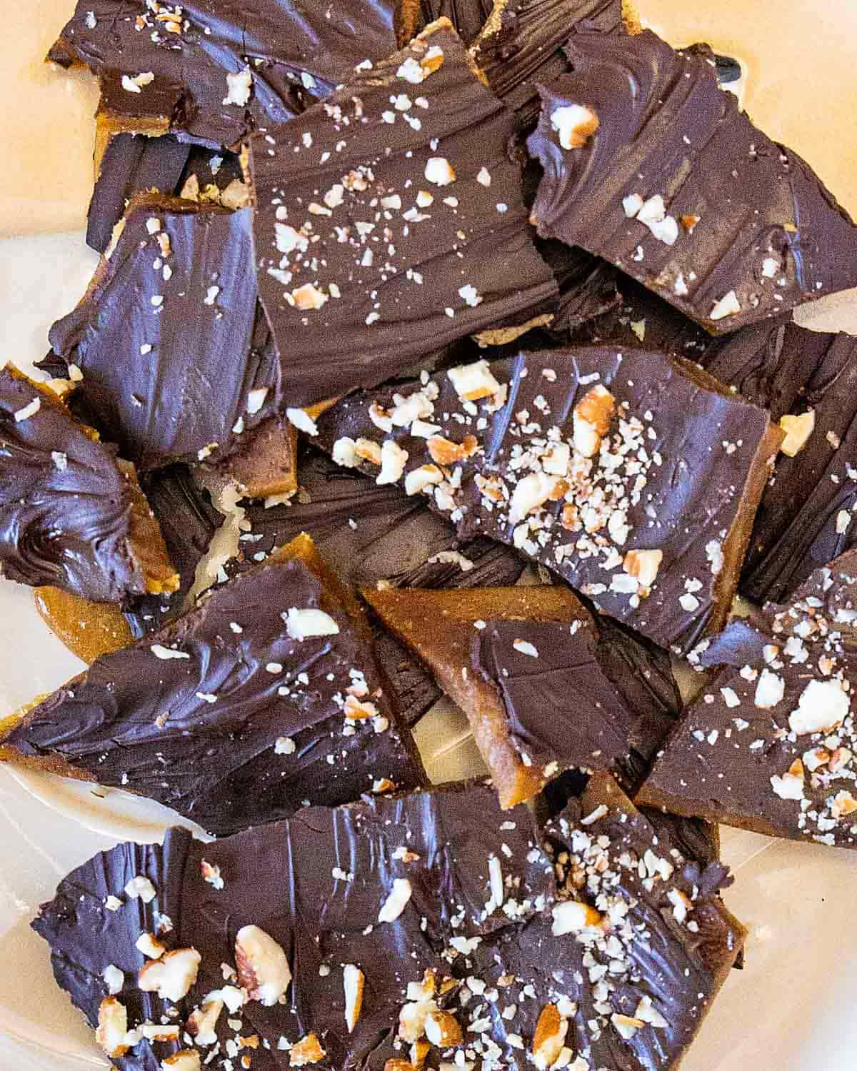 Butter Toffee Closeup