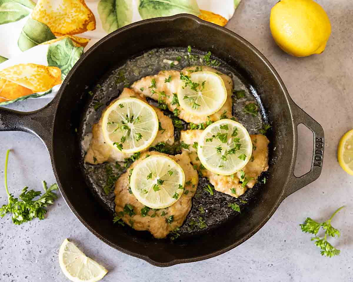 serve chicken limone