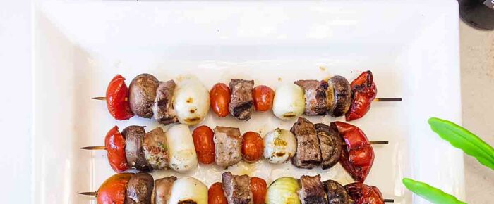 Pork Kabobs with Chimichurri Sauce Pork Kabobs with Chimichurri Sauce