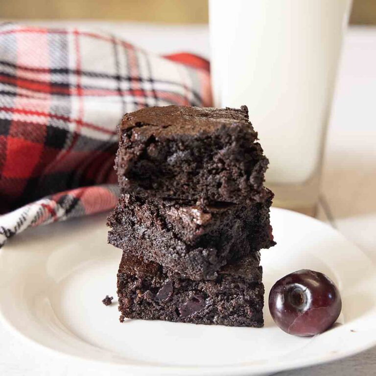 chocolate cherry brownies