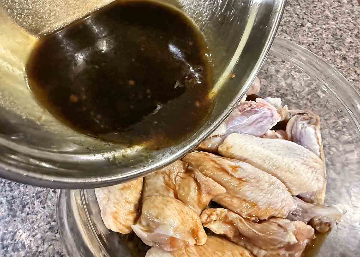 pour over wings
