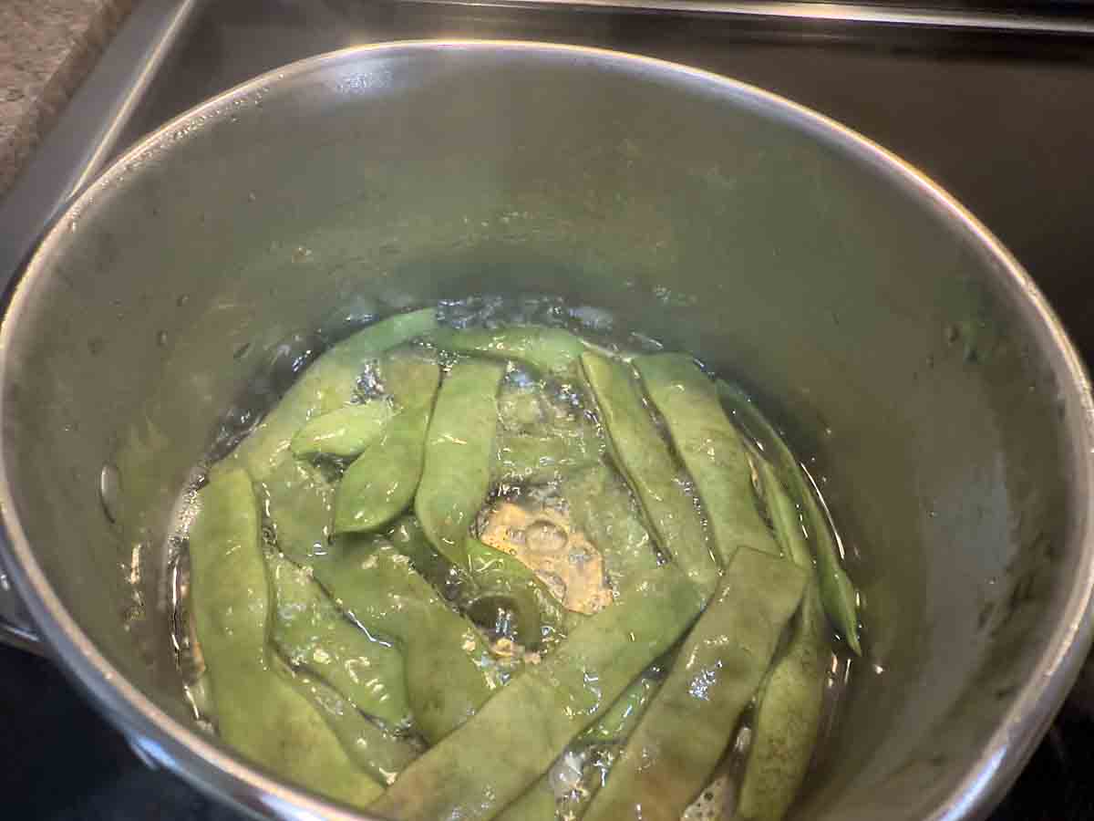 steam green beans