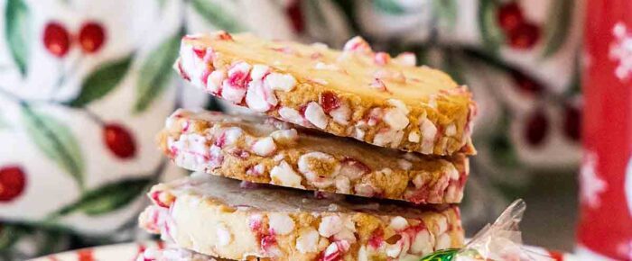 Peppermint Shortbread, Two Ways